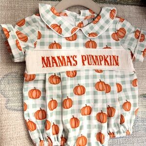 Mama's Pumpkin Kids Costume Romper
